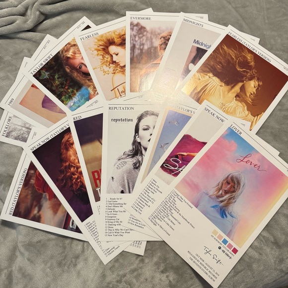 Taylor Swift | Art | Taylor Swift Album Cover Poster Set 4 Prints ...